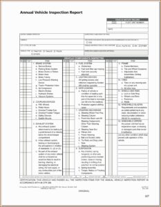 Dot Trailer Inspection Sheet