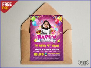 Download Birthday Invitation Card Template