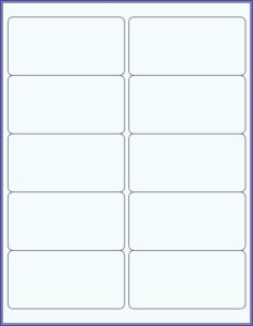 Easy Peel Labels Template 5160