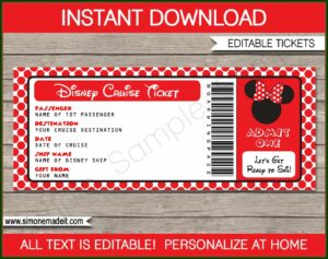 Editable Boarding Pass Wedding Invitation Template
