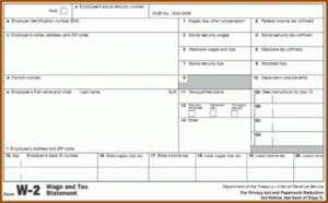 Editable W2 Form