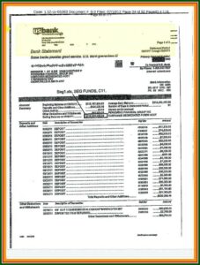 Fill In Blank Bank Statement Template