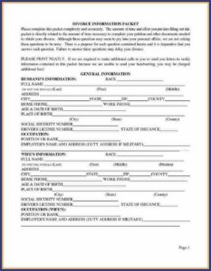 Forms To File For Divorce In Texas
