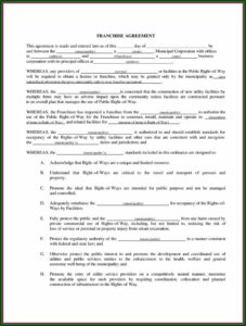 Franchise Disclosure Document Template Free