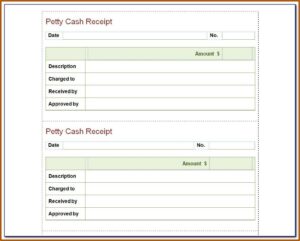 Free Blank Cash Receipt Form