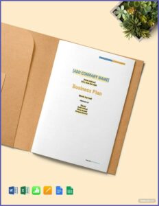 Free Construction Business Plan Template Word