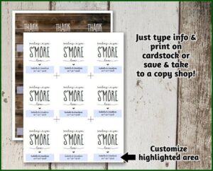 Free Diy Wedding Favor Tags Template