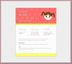 Free Email Invitation Templates For Word