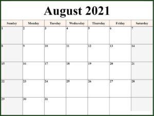 Free Large Print Calendar Templates