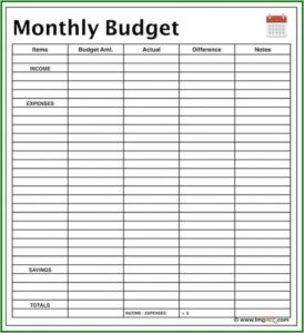 Free Printable Blank Receipt Form