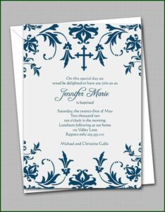 Free Printable Confirmation Invitation Templates
