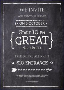 Game Night Invitation Template Free