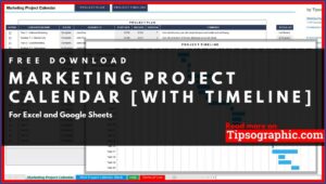 Gantt Calendar Template