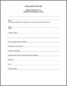 General Hipaa Release Form California