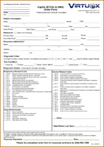 Generic Cpap Prescription Form