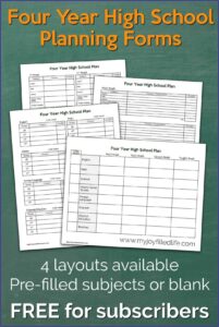 Homeschool Record Keeping Forms