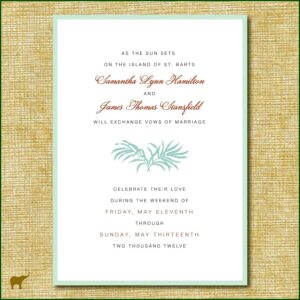 Islamic Wedding Invitation Templates