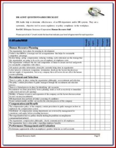 Iso 17025 Internal Audit Report Template