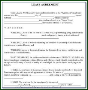 Land Lease Agreement Template Ireland Free