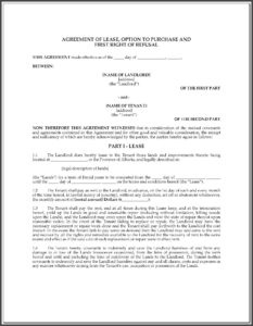 Land Rental Agreement Template Alberta