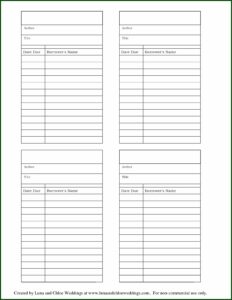 Library Book Issue Card Format