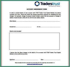 Living Trust Amendment Form Arizona