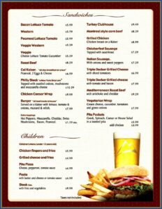 Microsoft Excel Restaurant Templates