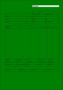 Microsoft Office Pay Stub Template