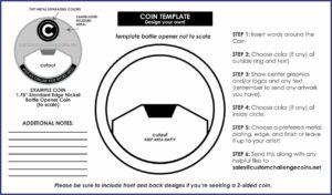 Military Challenge Coin Design Template