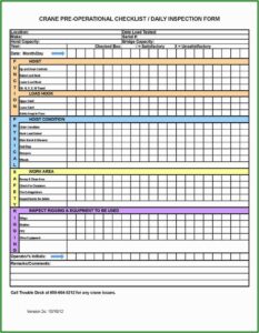 Monthly Fire Extinguisher Inspection Checklist Template