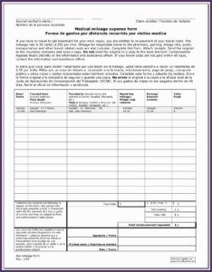 Monthly Vehicle Mileage Log Template
