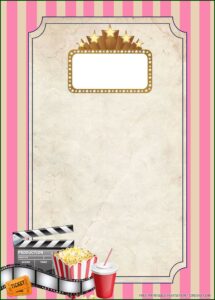 Movie Party Invitation Template