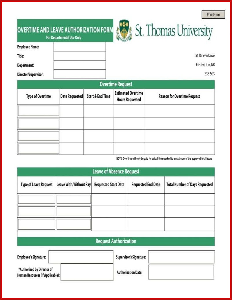 Overtime Timesheet Excel Template