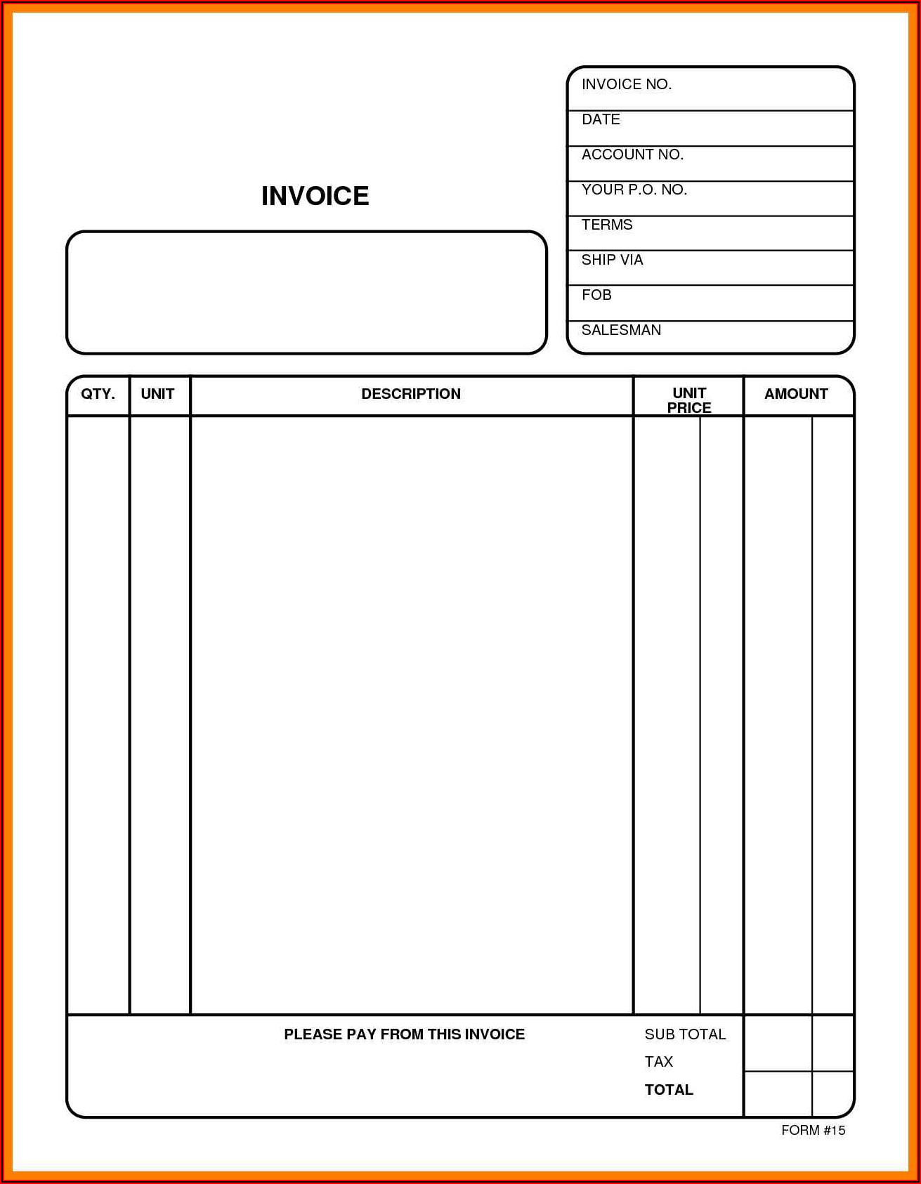 Pdf Free Printable Blank Receipt Form