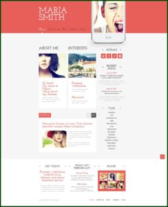 Personal Web Page Templates Free