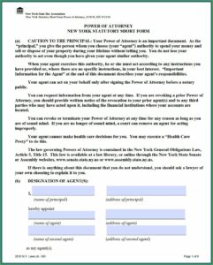 Printable Blank General Power Of Attorney Form Pdf