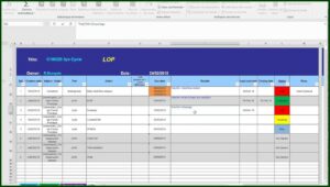 Project Management Spreadsheet Template