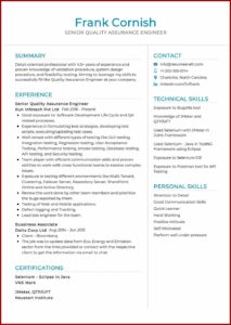 Resume Samples For Teaching Job