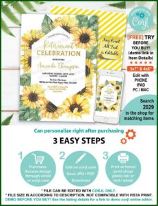 Retirement Celebration Invitation Template