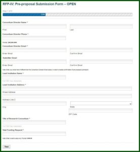 Rfp Submission Form