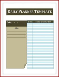 Sales Planner Template