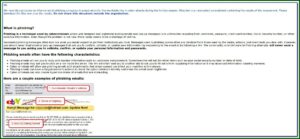 Sample Phishing Email Templates