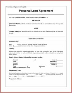 Sample Promissory Notes For Personal Loans To Family And Friends