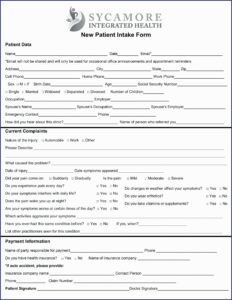 Simple Divorce Intake Form
