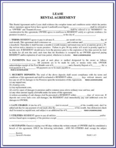Simple Equipment Rental Agreement Template Pdf