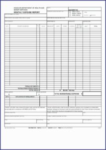 Small Business Expense Report Template Excel