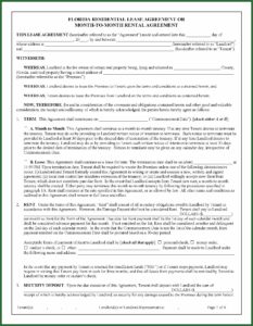 Standard Form Apartment Lease Massachusetts