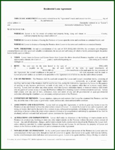 Storage Space Rental Agreement Template