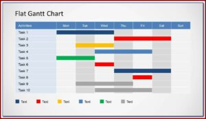 Template For Gantt Chart In Powerpoint