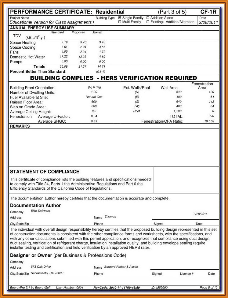Title 24 Compliance Forms 2019